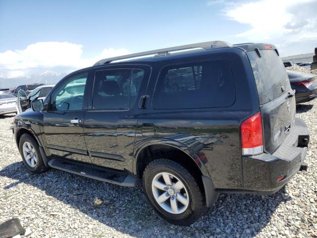 NISSAN ARMADA SV 2015 black  gas 5N1AA0NC1FN608766 photo #3