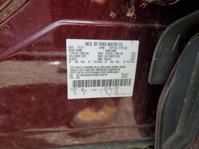 2017 FORD EDGE SPORT #3312389117