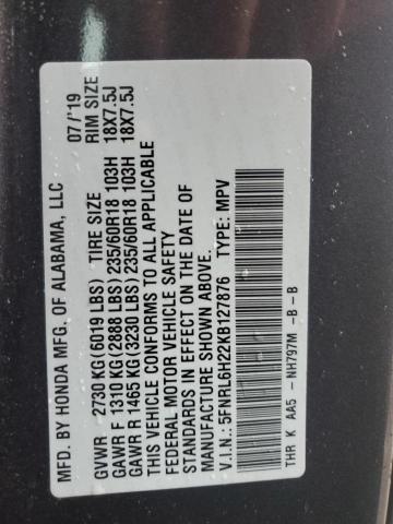 2019 HONDA ODYSSEY LX 5FNRL6H22KB127876