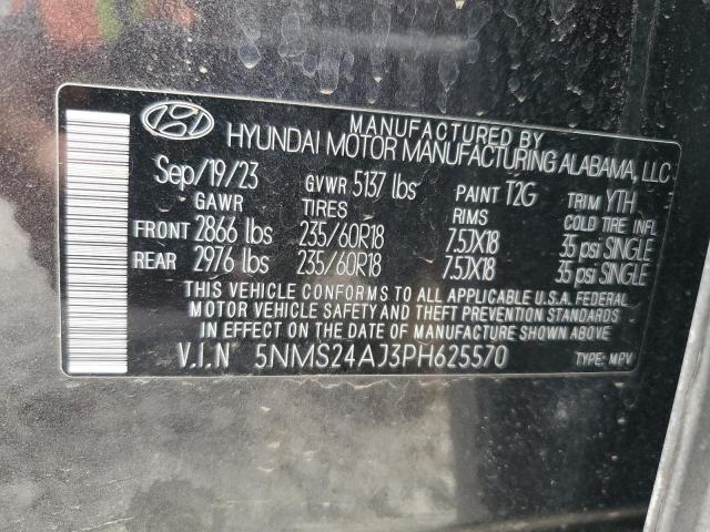 2023 HYUNDAI SANTA FE S 5NMS24AJ3PH625570