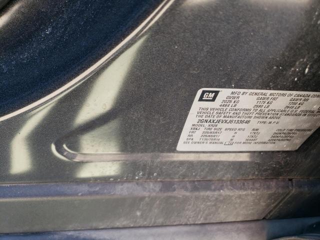 2018 CHEVROLET EQUINOX LT - 2GNAXJEVXJ6133648