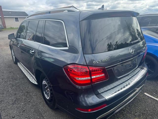 MERCEDES-BENZ GLS 450 4M 2017 blue 4dr spor gas 4JGDF6EE2HA740688 photo #3