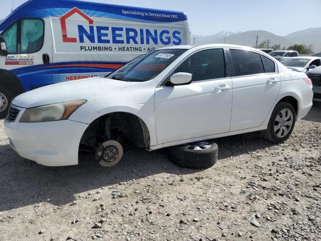 HONDA ACCORD EX 2009 white  gas 1HGCP26839A107943 photo #1