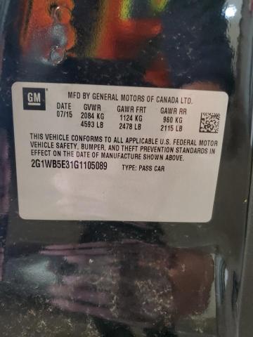 2016 CHEVROLET IMPALA LIM 2G1WB5E31G1105089