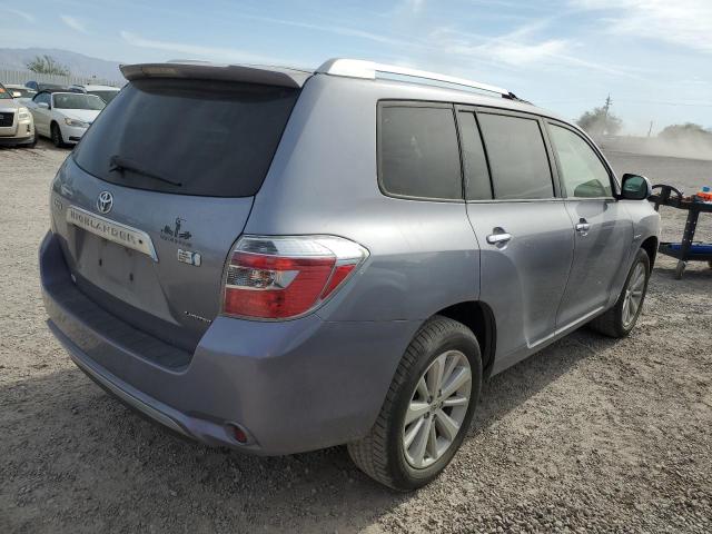 TOYOTA HIGHLANDER 2008 blue  hybrid engine JTEEW44A982004350 photo #4
