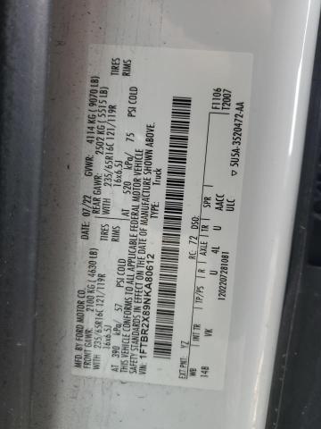 2022 FORD TRANSIT T- - 1FTBR2X89NKA80612