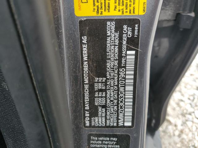 2016 MINI COOPER S C WMWZC3C53GWT07965