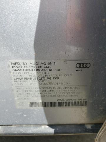 2015 AUDI Q5 PREMIUM - WA1LFAFPXFA139586