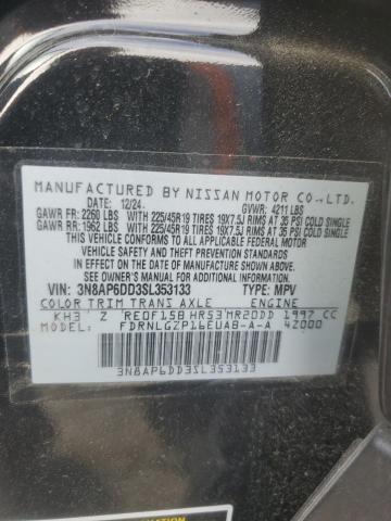 2025 NISSAN KICKS SR 3N8AP6DD3SL353133