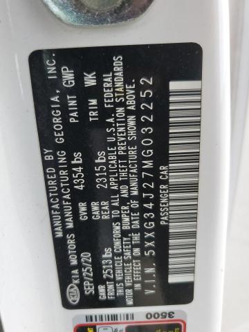 2021 KIA K5 EX - 5XXG34J27MG032252