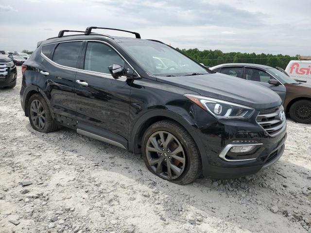 Vin: 5xyzw4la0jg554281, lot: 54497505, hyundai santa fe 20184