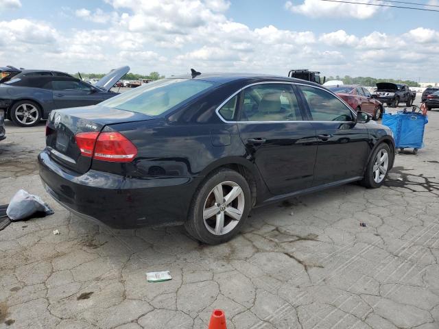 VOLKSWAGEN PASSAT SE 2012 black sedan 4d diesel 1VWBN7A32CC019094 photo #4