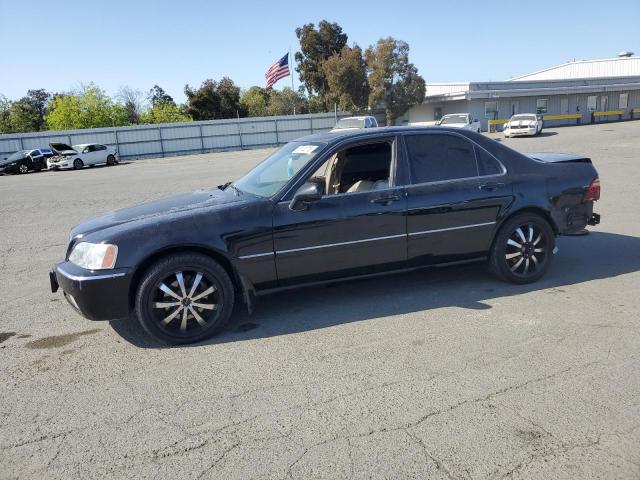 ACURA 3.5RL 2002 black  gas JH4KA96592C001872 photo #1