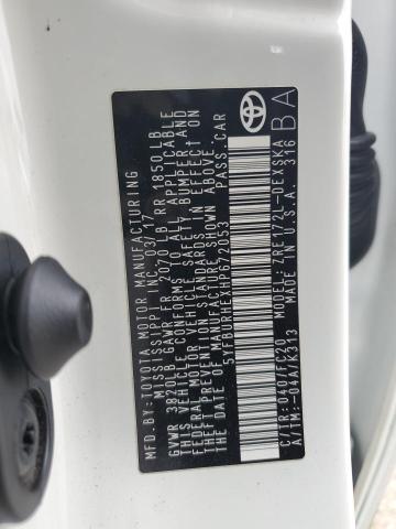 2017 TOYOTA COROLLA L 5YFBURHEXHP672053