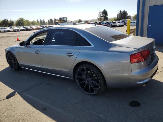 AUDI A8 L QUATT 2012 silver sedan 4d gas WAURVAFD7CN023286 photo #3