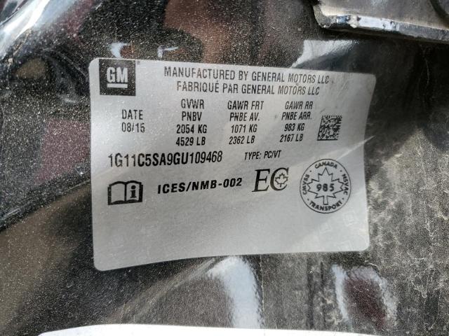 2016 CHEVROLET MALIBU LIM - 1G11C5SA9GU109468