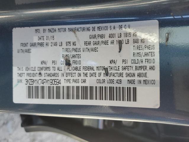 2015 MAZDA 3 SPORT 3MZBM1K74FM190594