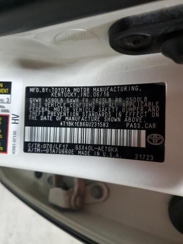 2016 TOYOTA AVALON XLE - 4T1BK1EB6GU231583