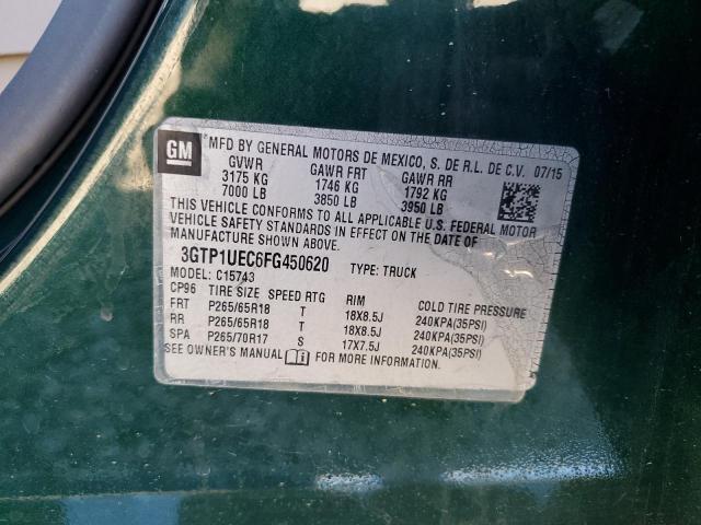 2015 GMC SIERRA C15 - 3GTP1UEC6FG450620