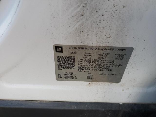 2019 CHEVROLET EQUINOX LT - 2GNAXUEV6K6157951