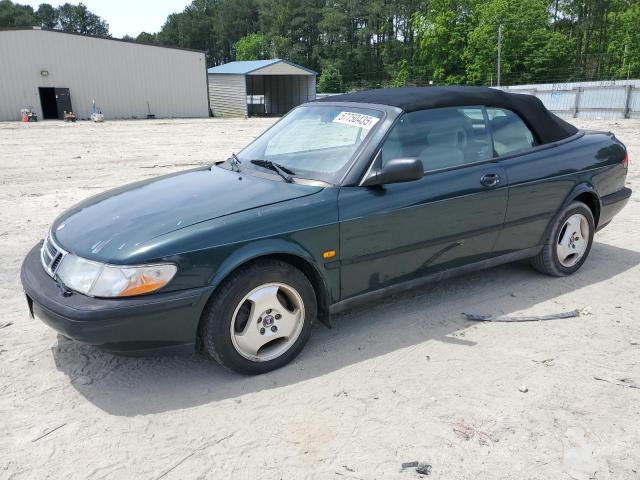 SAAB 900 S 1997 green converti gas YS3DD75B1V7013050 photo #1
