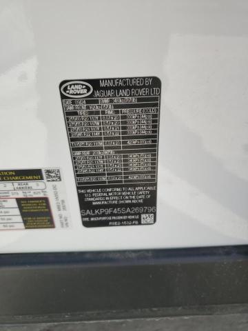 2025 LAND ROVER RANGE ROVE - SALKP9F45SA269796