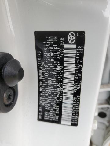 2020 TOYOTA COROLLA XS - 5YFT4RCE2LP053676