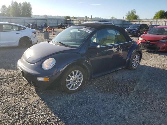 VOLKSWAGEN NEW BEETLE 2004 blue  gas 3VWCM31Y14M312822 photo #1