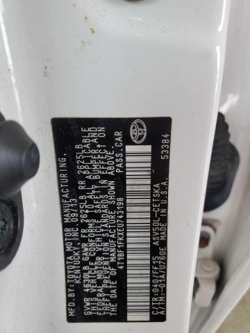 2014 TOYOTA CAMRY L - 4T1BF1FKXEU743198