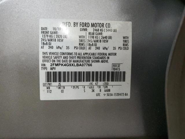 2020 FORD EDGE SE - 2FMPK4G9XLBA07766