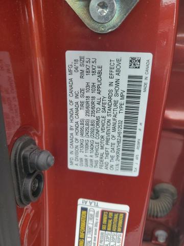 2018 HONDA CR-V EXL - 2HKRW1H82JH512532