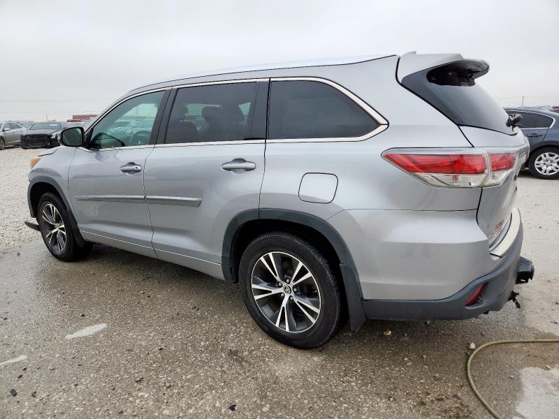 Vin: 5tdjkrfh0gs237353, lot: 58627945, toyota highlander xle 20162