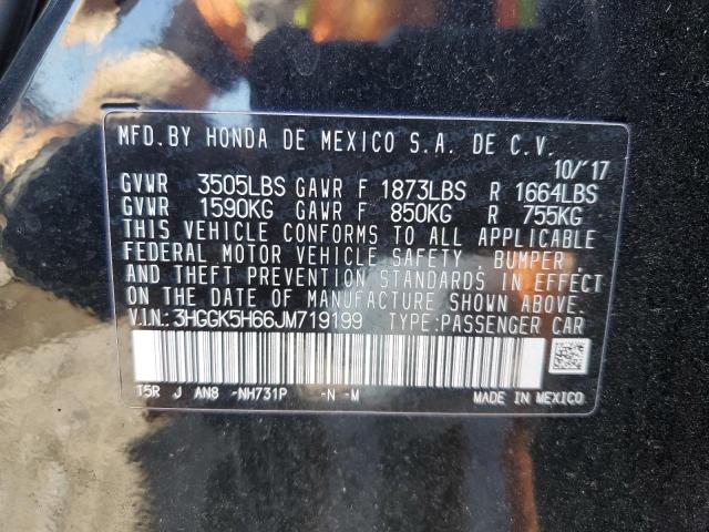 2018 HONDA FIT SPORT 3HGGK5H66JM719199
