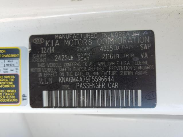 KNAGM4A79F5596644 2015 KIA OPTIMA