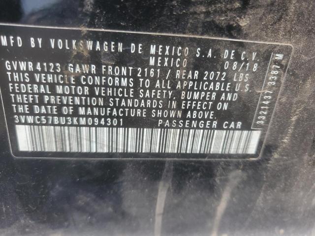 2019 VOLKSWAGEN JETTA S - 3VWC57BU3KM094301