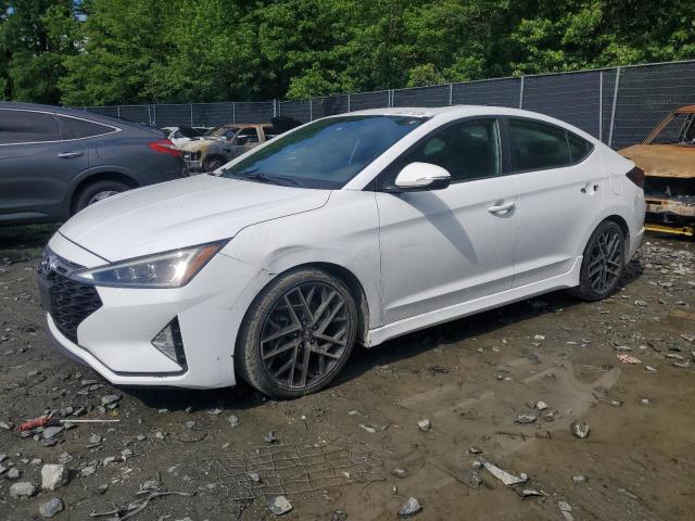 Vin: kmhd04lb0ku813187, lot: 56237125, hyundai elantra sport 2019 img_1