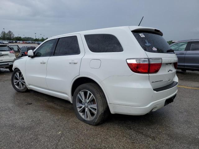 DODGE DURANGO R/ 2013 white  gas 1C4SDHCT5DC682136 photo #3