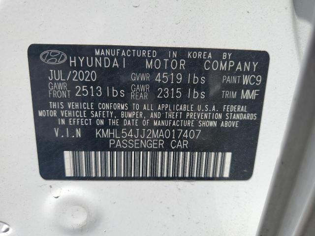 2021 HYUNDAI SONATA HYB - KMHL54JJ2MA017407