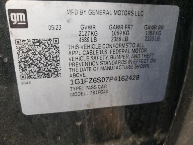 2023 CHEVROLET BOLT 1G1FZ6S07P4162428