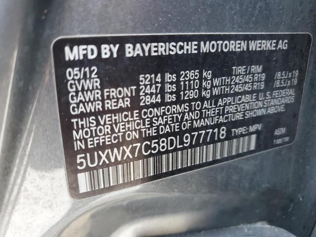 2013 BMW X3 XDRIVE3 - 5UXWX7C58DL977718