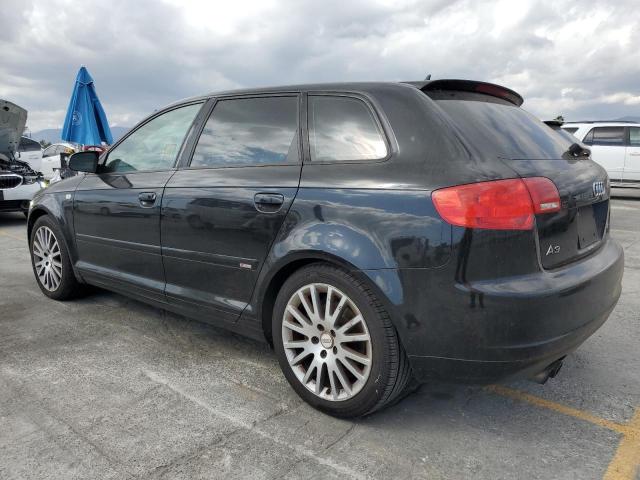 AUDI A3 2 2007 black  gas WAUHF78P77A000638 photo #3