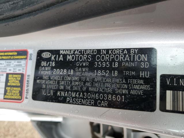 2017 KIA RIO LX - KNADM4A30H6038601
