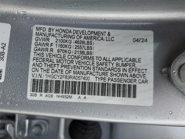 2024 HONDA ACCORD TOU - 1HGCY2F83RA057400