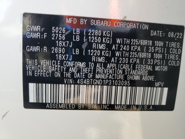 2023 SUBARU OUTBACK LI 4S4BTGND1P3103095