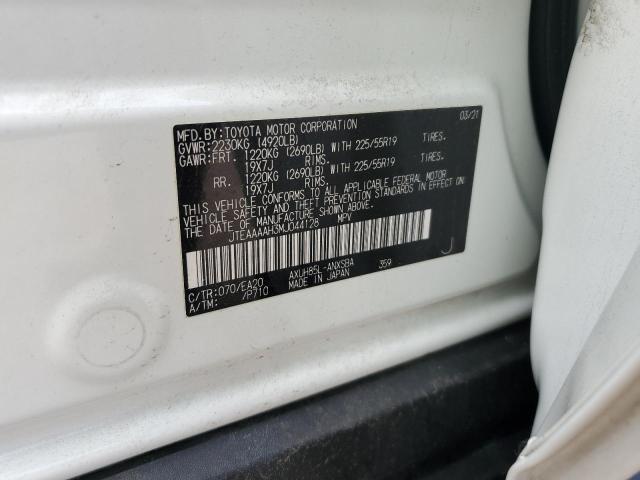 2021 TOYOTA VENZA LE - JTEAAAAH3MJ044128