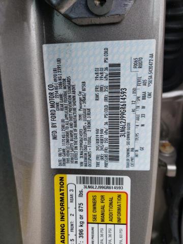 2016 LINCOLN MKZ 3LN6L2J99GR614593