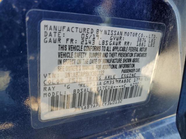 2019 NISSAN SENTRA S - 3N1AB7AP8KY360132