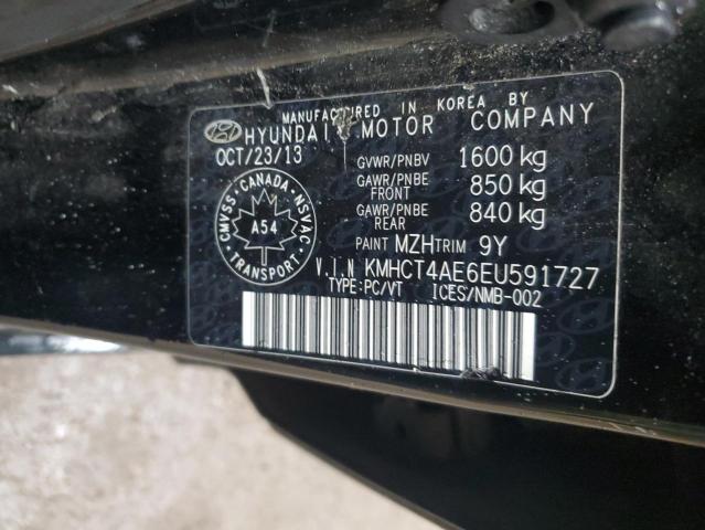 2014 HYUNDAI ACCENT GLS - KMHCT4AE6EU591727