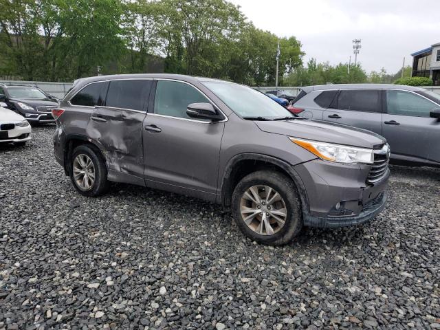 Vin: 5tdbkrfh7fs106861, lot: 55406315, toyota highlander le 20154