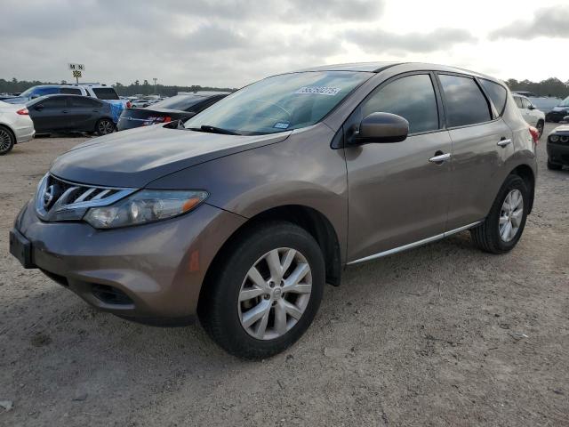 NISSAN MURANO S 2014 brown  gas JN8AZ1MU5EW414445 photo #1